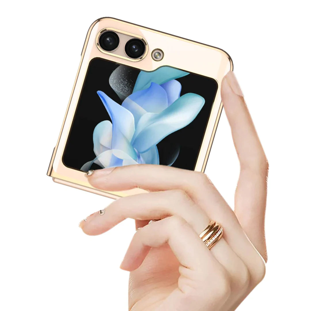 Glitter Transparent Case For Galaxy Z Flip5