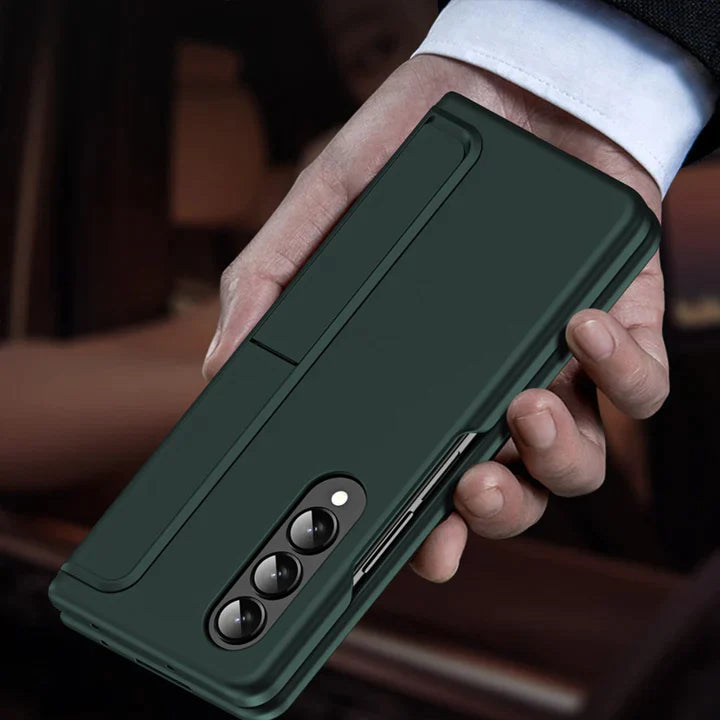 Galaxy Z Fold3 & 4 Detachable Pen Holder Kickstand Case