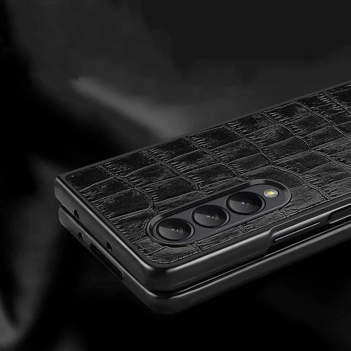 Croco Leather  Pattern Case for Galaxy Z Fold 4