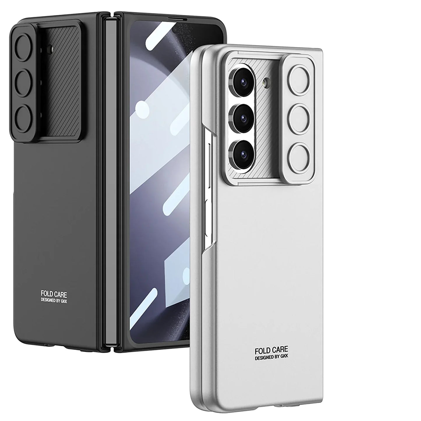Slim Shockproof Case With Slide Camera Protector For Galaxy Z Fold 5