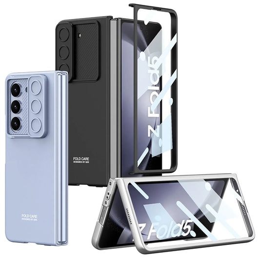 Slim Shockproof Case With Slide Camera Protector For Galaxy Z Fold 5
