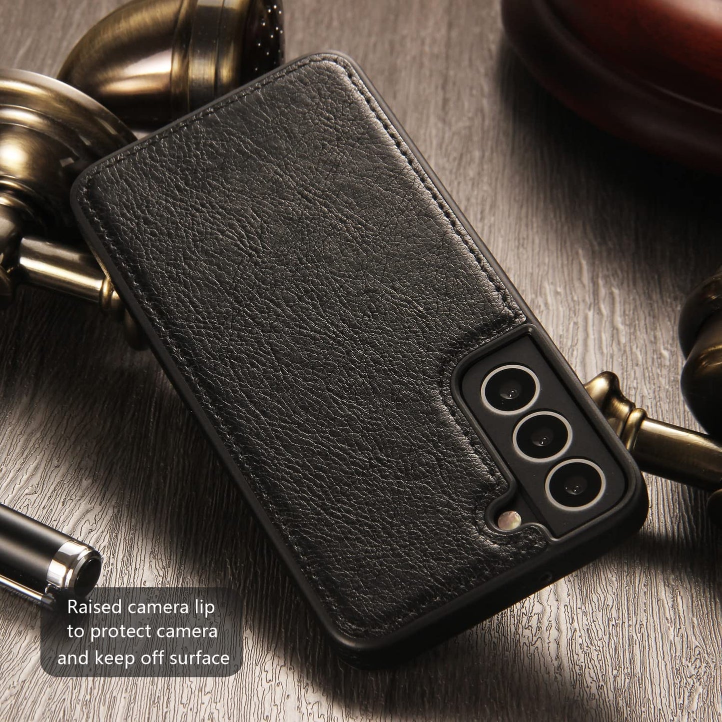 PREMIUM PU LEATHER BACK COVER CASE FOR SAMSUNG Galaxy S23 Ultra