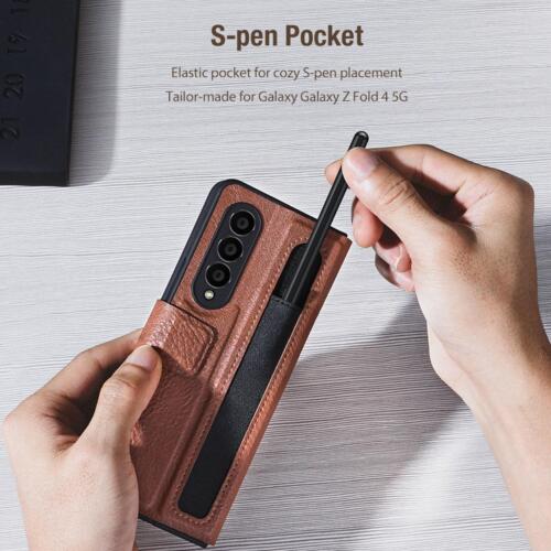 PU Leather Flip Case for Samsung Galaxy Z Fold 4 Protective Case