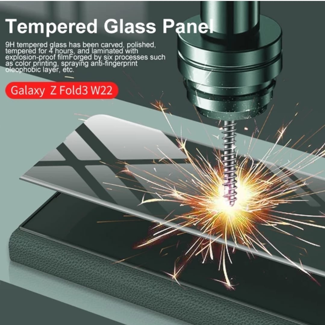 Luxury Strap Design Glass Samsung Galaxy Z Fold 3