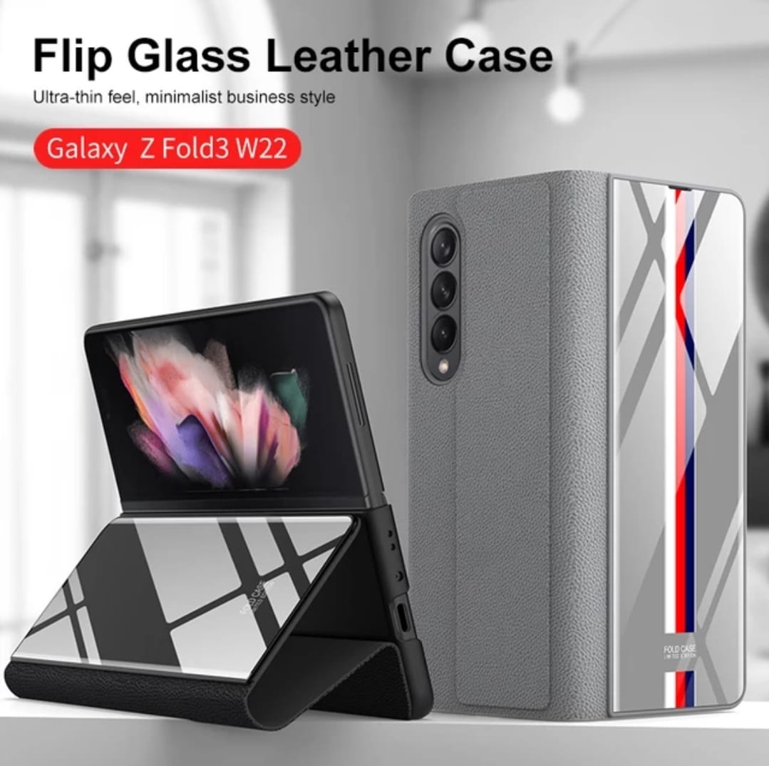 Luxury Strap Design Glass Samsung Galaxy Z Fold 3