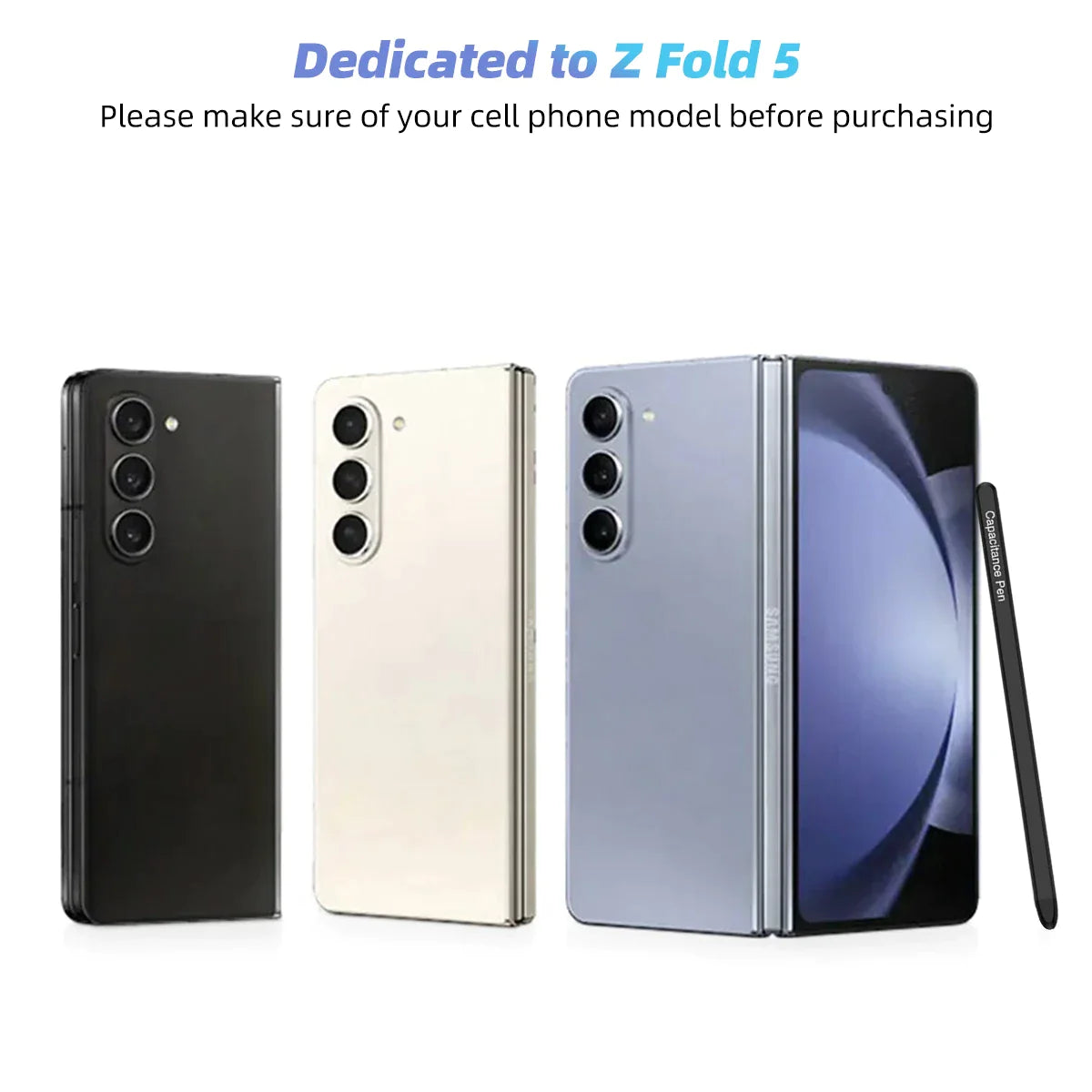 Aluminum Capacitance Pen Replacement Screen Stylus Touch Pen For Galaxy Z Fold Series